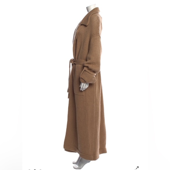 Khaite Filip Cashmere Sweater Long Coat XS S - Picture 3 of 5
